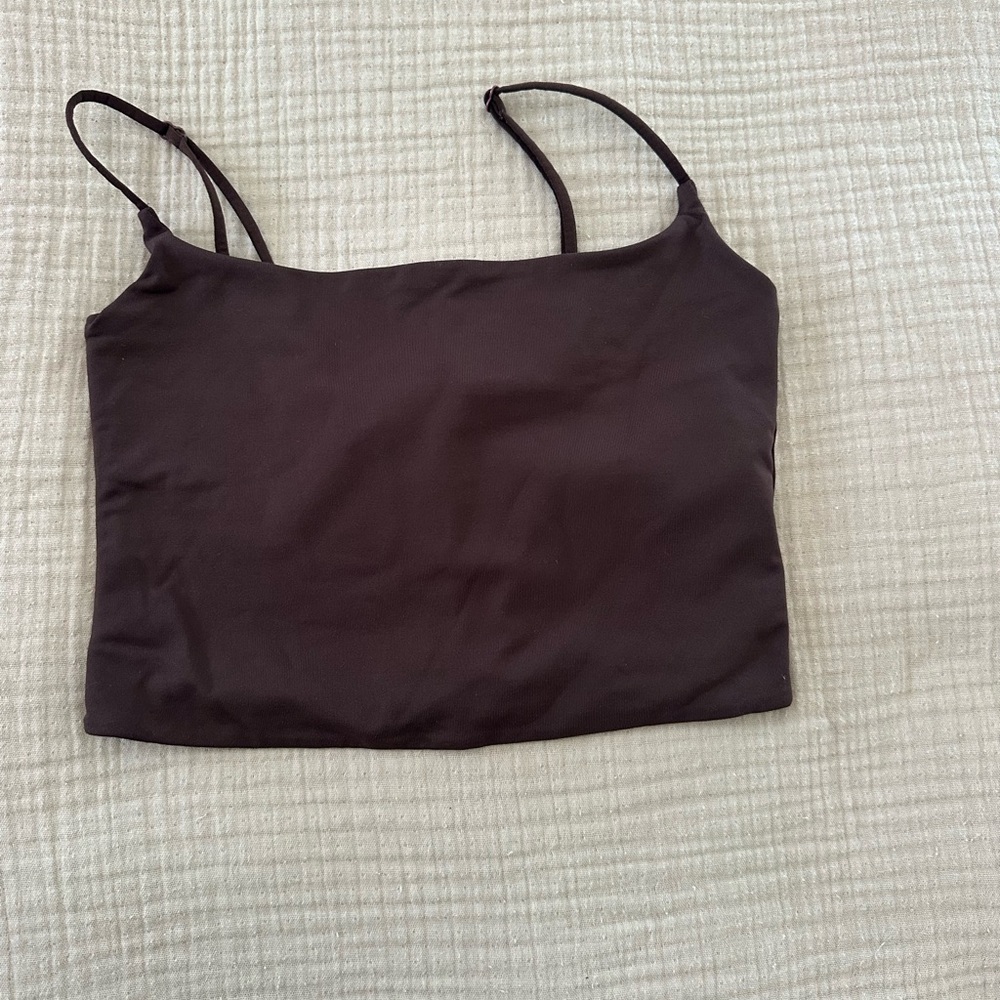 Aritzia Original Contour Squareneck Cami Waist Tank